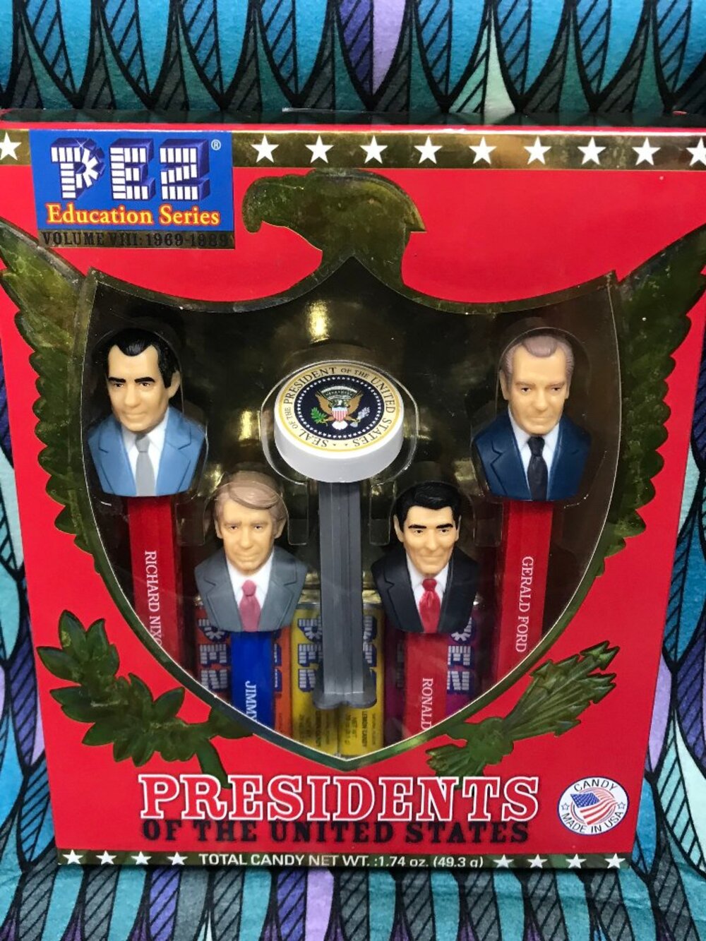 Pez Presidents Of The United States Vol VIII 1969 1989 Education Series